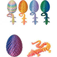 От 2 шт. Рухлива 3D іграшка "Дракон у яйці" 38г 8*6см (03) купить оптом