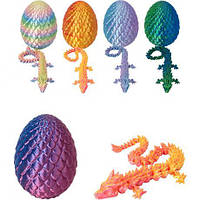 От 2 шт. Рухлива 3D іграшка "Дракон у яйці" 58г 10*7см (02) купить оптом