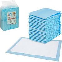 Набір одноразових вбиральних пелюшок для котів і собак 50 шт 45*60 см 740  купити дешево оптом в інтернет-магазині