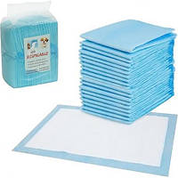 Набір одноразових вбиральних пелюшок для котів і собак 40 шт 60*60 см 741  купити дешево оптом в інтернет-магазині