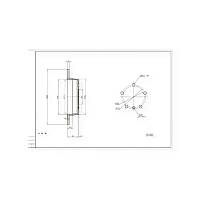 Диск гальмівний Mercedes-Benz A-class (W168) (1997-) задній (d258x8mm) HART