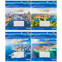 От 16 шт. Зошит кольоровий 24 листи, клітина 3867 N купить оптом