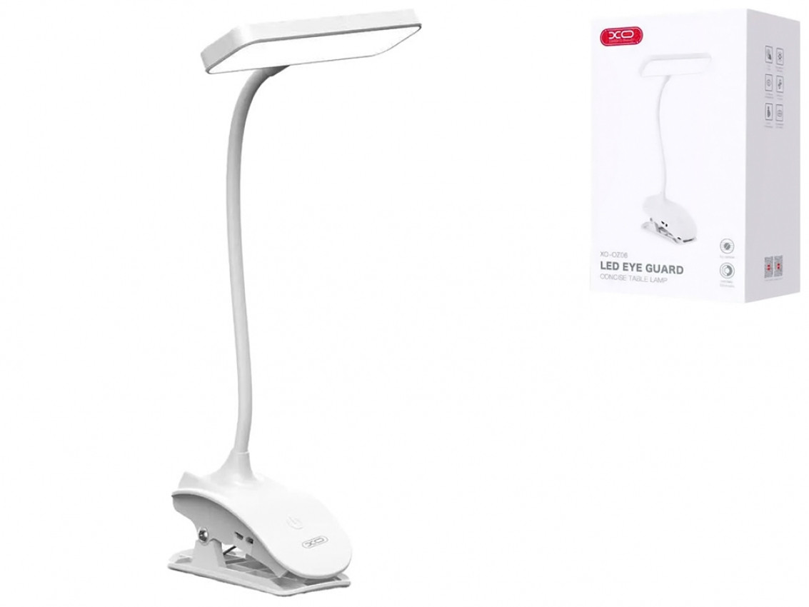 Сенсорна настільна лампа з прищіпкою за стіл XO OZ06B, фото 1