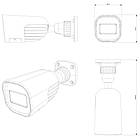 IP-відеокамера 4 Мп Provision-ISR BMH-340ADSN-28 (2.8 мм) з функцією активного стримування, фото 2