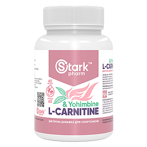 Йохімбін + L-карнітин Stark Pharm L-Carnitine & Yohimbine 60 капс.