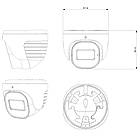 IP-відеокамера 4 Мп Provision-ISR DI-340IPEN-28-G-V4 (2.8 мм) з вбудованим мікрофоном і відеоаналітикою для системи відеонагляду, фото 3