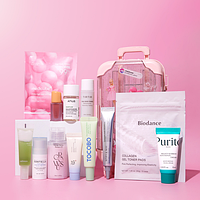 Валіза з набором бестселерів доглядової корейської косметики 12 шт