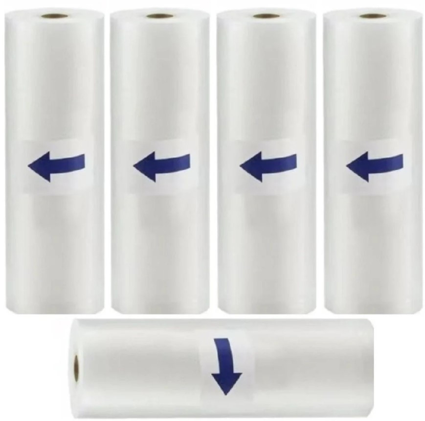 Плівка для вакуумного пакування в рулонах для вакууматора 5м х 30см 5шт, фото 1