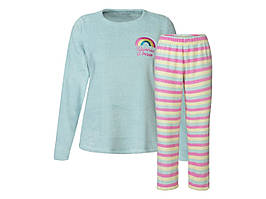 Жіноча плюшева піжама esmara, розмір L/XL, колір ментол