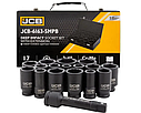 Набір головок ударних глибоких в металевому кейсі 17 од. 3/4'' (6-гр.) (17-50 мм) JCB Tools JCB-6163-5MPB, фото 2