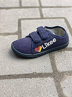 Мокасини дитячі джинсові Україна