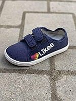 Мокасини дитячі джинсові Україна