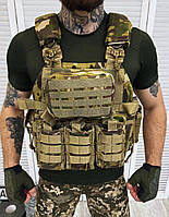 Розвантажувальні жилети та плитоноски без плит, бронежилет зі швидким скиданням molle, армійський бронежилет мультикам re301