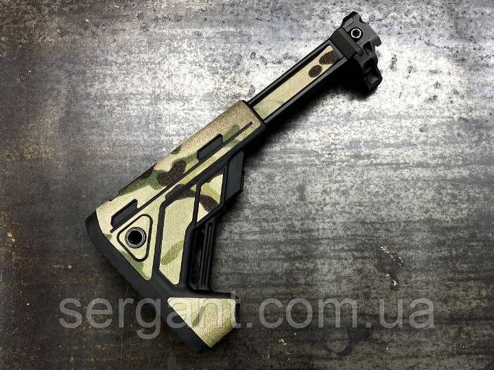 Камуфляжні наліпки на телескопічний та складаний приклад Sig Sauer MCX, MPX SVETOGOR DEFENCE, фото 1