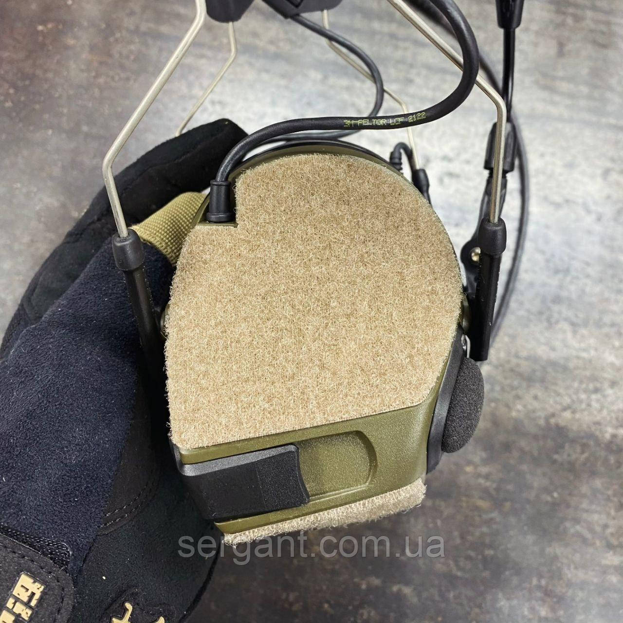Велкро наліпки липучки Velcro Kit (Loop) for Peltor ComTac Coyote, фото 1