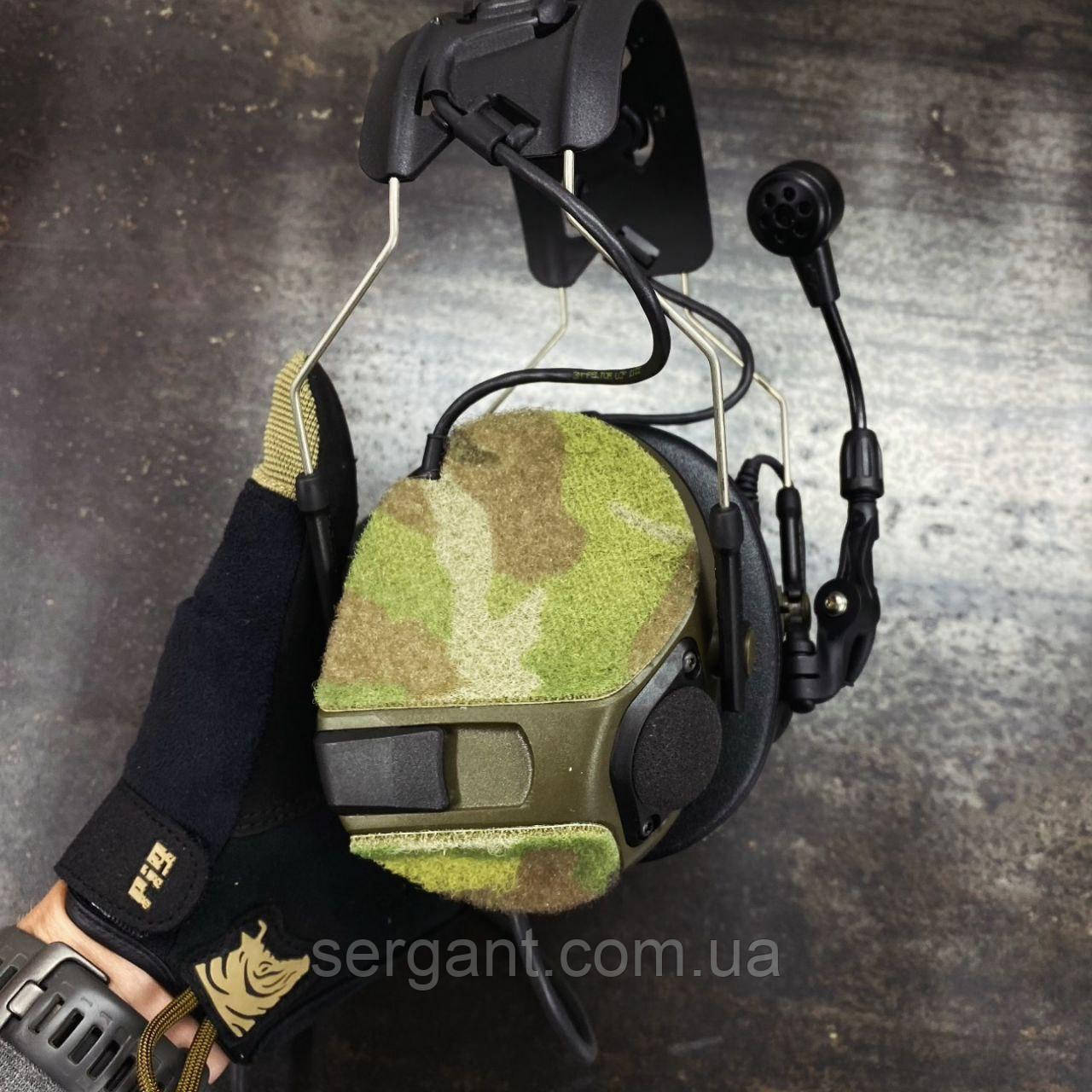 Велкро наліпки липучки Velcro Kit (Loop) for Peltor ComTac Multicam, фото 1