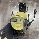 Велкро наліпки липучки Velcro Kit (Loop) for Peltor ComTac Multicam, фото 3