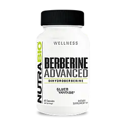 Берберін NutraBio Berberine Advanced Dihydroberberine 200 мг - 60 капс