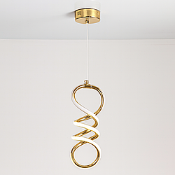 Підвіс світлодіодний Splendid Ray 20W до 8 м² колір Золотистий 30432596