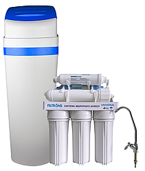 Комплект обладнання AFS FX5 1035 для комплексного очищення води для квартири/дома з 2 санвузлами