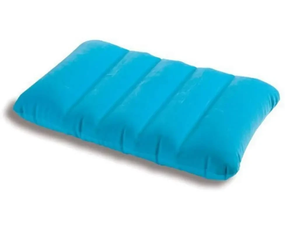 Надувна подушка (блакитна) 43х28х9 см, Intex 68676, фото 1