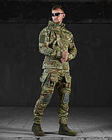 Штурмовий костюм мультикам із кишенями під ріжки, тактична форма зсу, армійська форма мультикам re301