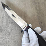 Ніж нескладний Витязь Хорь-2, 65Х13, піхви шкіряні, фото 2