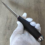 Ніж нескладний Витязь Хорь-2, 65Х13, піхви шкіряні, фото 3