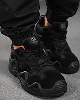 Военные летние тактические кроссовки АК, тактические кроссовки черные зсу, армейские кросовки черные re301