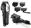 Машинка для стрижки волосся Gemei GM-805 10 Вт 4 насадки Чорний, фото 6