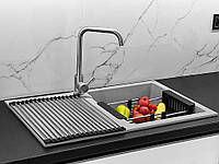 Набір: кошик та сушарка Kaher, для кухонної мийки