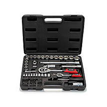 Набір інструментів 3в1 (набір 72 од + набір викруток професійних у кейсі 7 од з намагнічувачем + магніт на гнучкому подовжувачі), фото 2