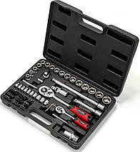 Набір інструментів 3в1 (набір 72 од + набір викруток професійних у кейсі 7 од з намагнічувачем + магніт на гнучкому подовжувачі), фото 3