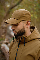 Кепка soft shell, тактична чоловіча бейсболка для полювання та активного відпочинку, військовий головний убір