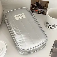 Стильный вертикальный органайзер для макияжа - большой дорожный косметический мешок с несколькими отделениями,