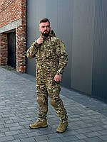 Армейська форма зсу 3 в 1, костюм тактичний рипстоп мультикам, тактична форма з наколінниками re301