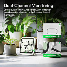 VIVOSUN AeroLab THB1S – Bluetooth клімат-станція (температура, вологість, VPD), фото 2