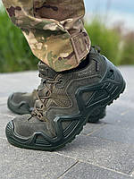 Тактичні кросівки хакі весна-літо, військові кросівки lowa олива, армійські кросівки зсу Gore-Tex re301
