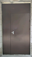 Вхідні двері в під'їзд з електромагнітним замком та фрамугою