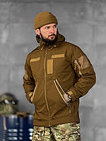 Тактическая мужская куртка койот, армейская куртка softshell койот, военная демисезонная куртка зсу re301