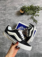 Чоловічі Кеди Vans knu skool black white