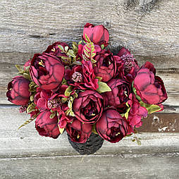 Штучна півонія Букет композиція півонія 40 см