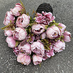 Штучна півонія Букет композиція півонія 40 см
