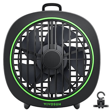 VIVOSUN Aerowave D4 Clip Fan 4" – вентилятор для гроубоксу та теплиці, фото 1