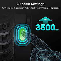 VIVOSUN Aerowave D4 Clip Fan 4" – вентилятор для гроубоксу та теплиці, фото 5