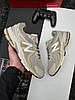Чоловічі кросівки New Balance 860 v2 Grey Beige Gold бежеві Взуття Нью Беланс 860 шкіра сітка демісезон В'єтнам, фото 6