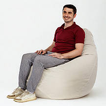 Крісло-мішок Груша "MrBean" Велюр L, фото 3