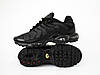Кросівки шкіряні Nike Air Max Plus TN унісекс Full Black чорні, фото 6