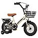 Дитячий велосипед 12 дюймів 818-A з кошиком і багажником сталева рама, допоміжні колеса, фото 2