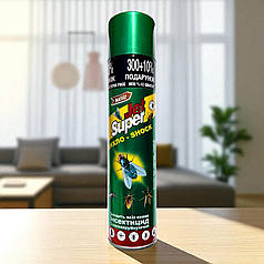 Інсектицид від побутових комах Jet Super (Джет Супер) Аерозоль Зелений, 330 мл